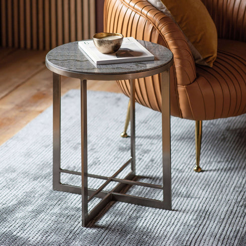 PaulaHome - Rafina Side Table Silver
